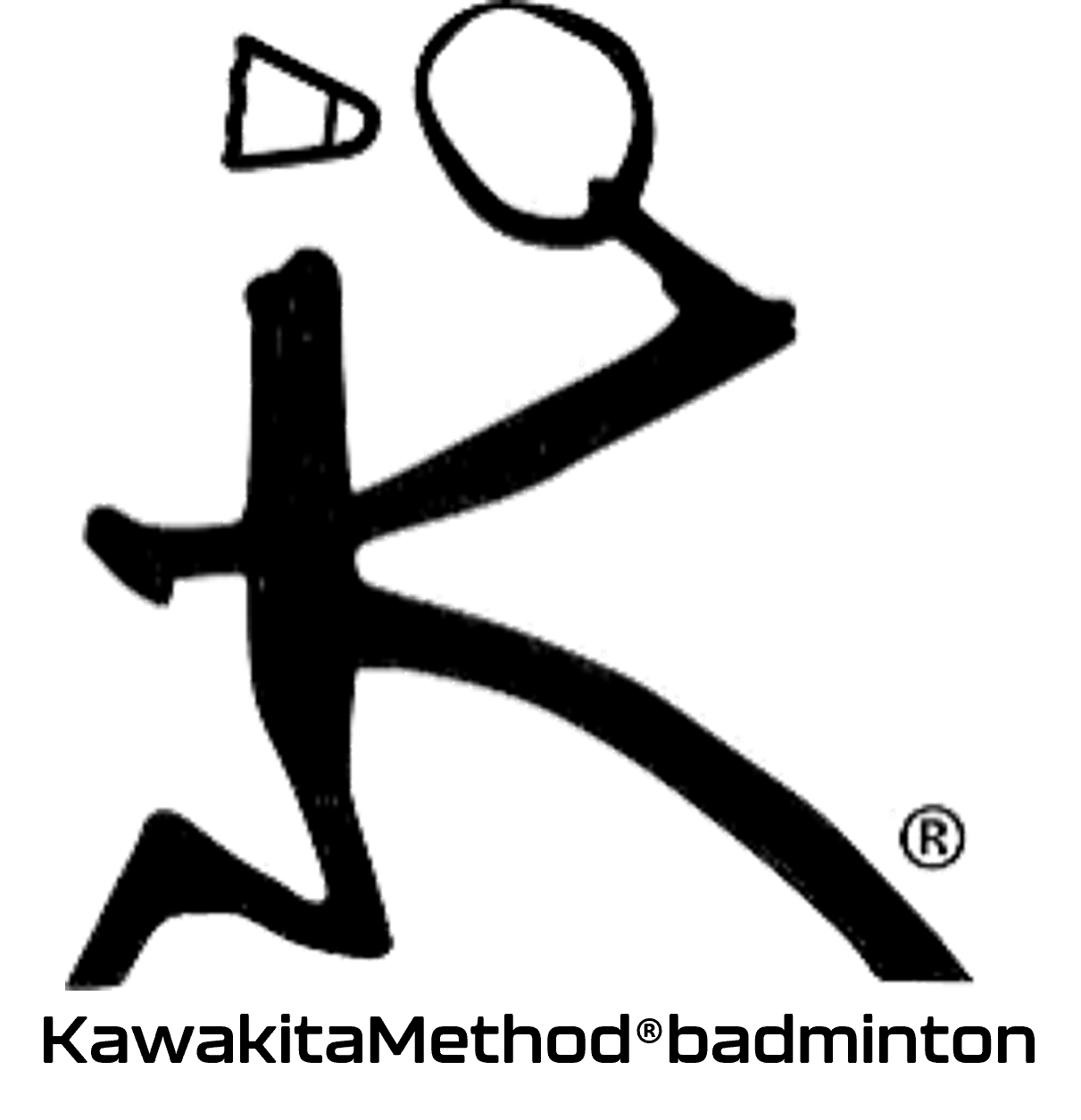Kawakita Method K logo for badminton supporter products