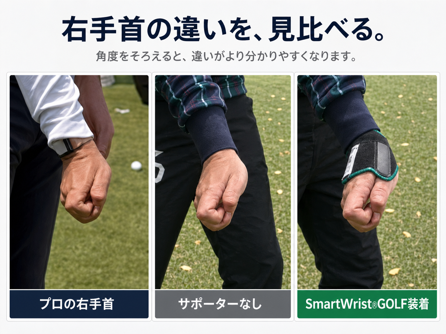 SmartWrist GOLF worn on wrist